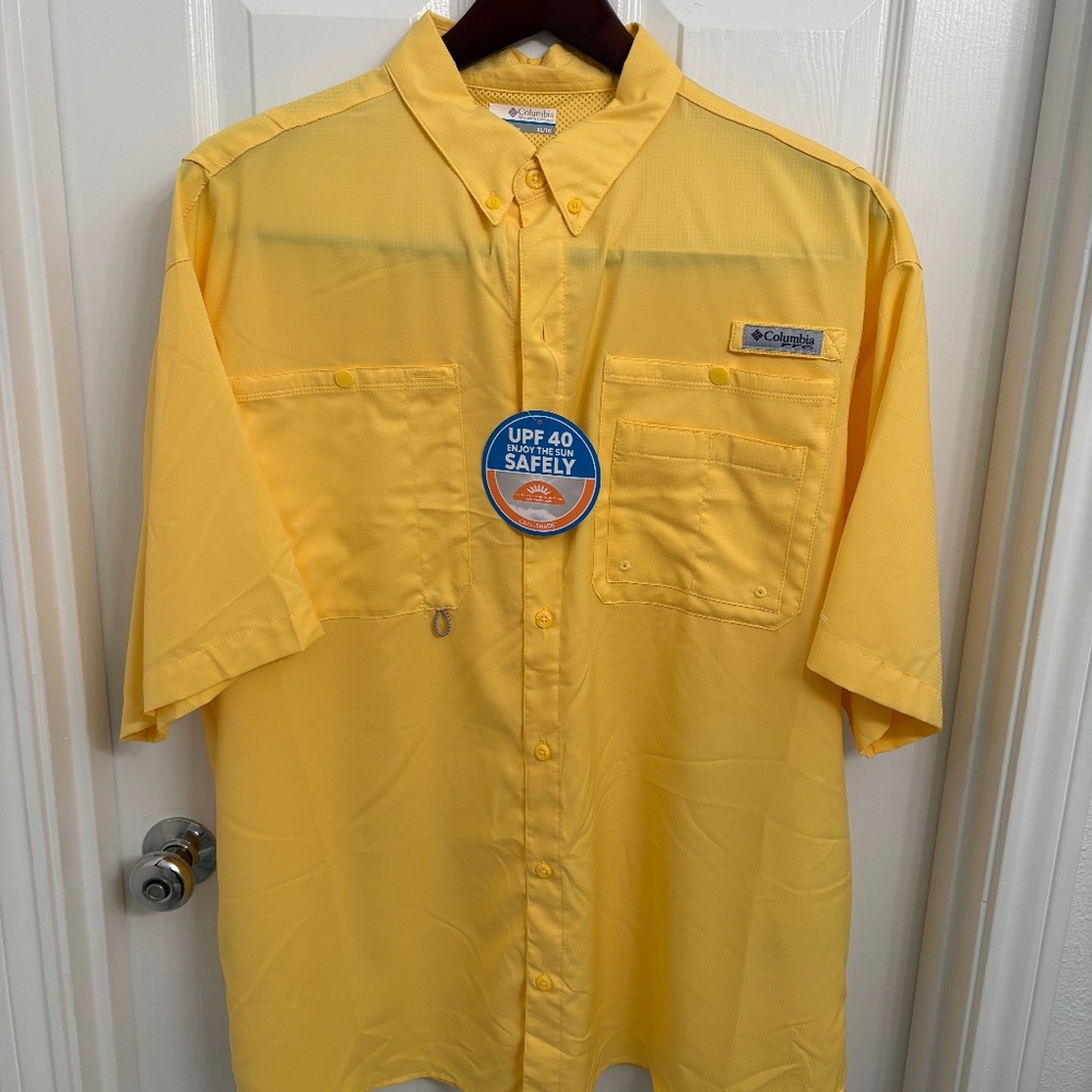 Columbia Sportswear PFG shortsleeved shirt. Size XL.